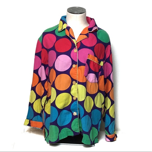 Victoria's Secret Other - 🌻 Vintage Victoria Secrets Polka Dot Night Shirt